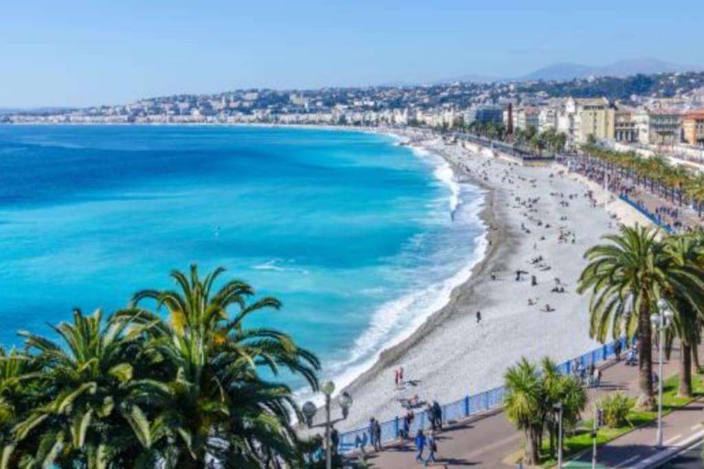 Appartement 23 M2 A Nice, 2E Ligne Du Front De Mer Luaran gambar